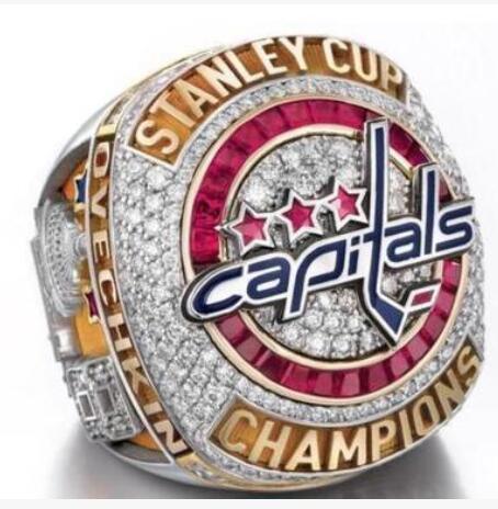 2019 New 2018 Washington Capitals Stanley Cup World Championship Rings MVP Ovechkin custom ice hockey ring