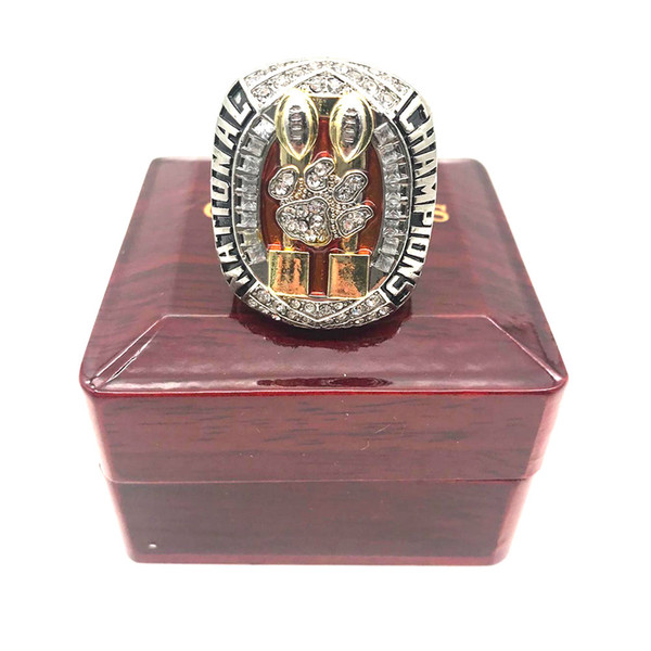 2018 2019 newest Clemson Tigers football championship ring man fashion zinc alloy sports jewelry