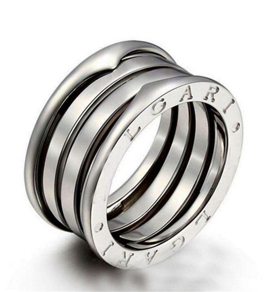 Fashion Stainless Steel Multi Layered 3 Layer Ring, Women's / Men's Wedding Rings Jewelry - Gold / Rose Gold / Silver