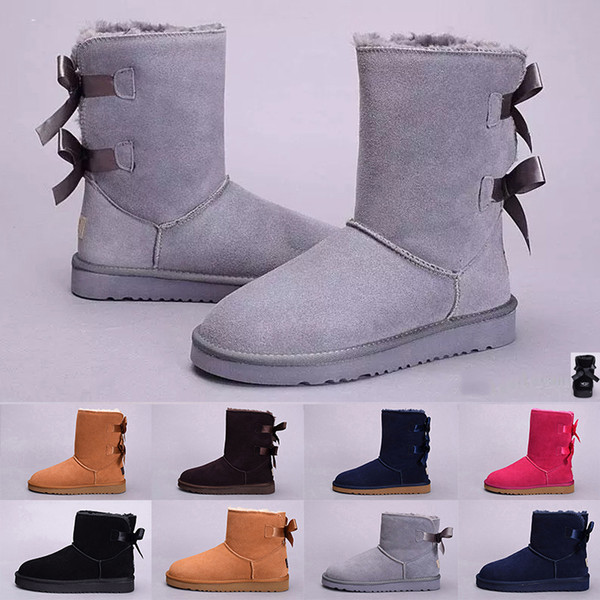 Hot Sale New WGG Women's Australia Classic tall Boots Women girl boots Boot Snow Winter boots fuchsia black blue red leather shoes