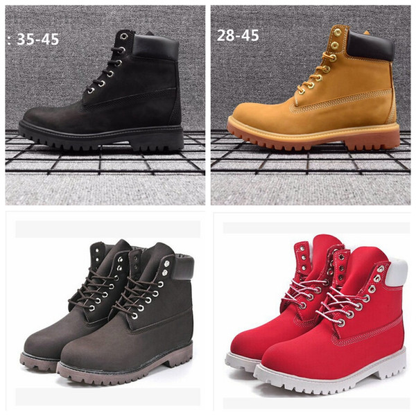 Boots Genuine Leather Men Women Snow Boots Casual Martin Boots Wholesale Fashion Brand Shoe