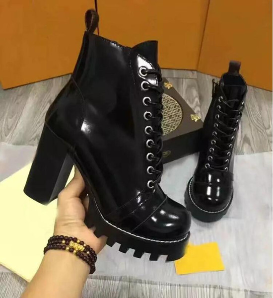 8019EGONERY shoes 2018 new winter women platform ankle boots high heels short boat comfortable shoes woman lady riding boots woman