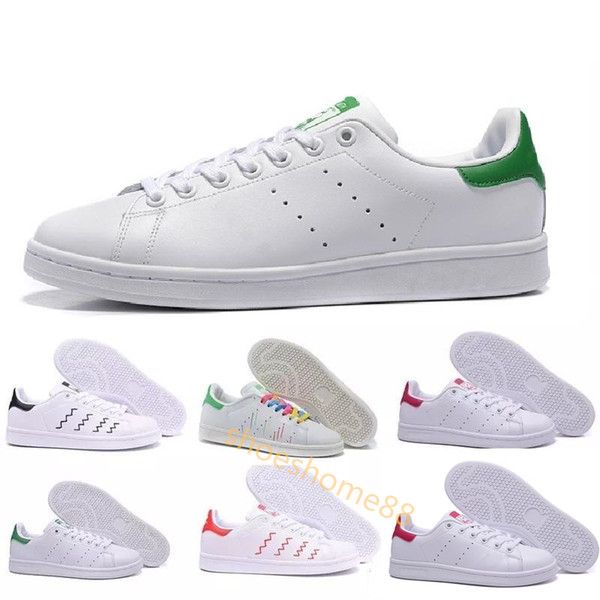 Top quality women men new stan shoes fashion smith sneakers Casual shoes leather sport classic flats