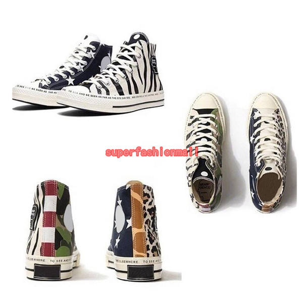Brand New 1970S Hi Brain Dead Designer Shoes One Star Ox Brain Dead Casual Shoes Men Women Sneakers Size 35-44