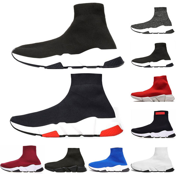 2018 Luxury Sock Shoe Speed Running Shoes Sneakers designers shoes Race Runners Shoes mens women Boots