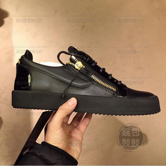 2019 HOT Italy Luxury Casual Shoes Zanotti Zipper Men and Women Low Top Flat Shoes Genuine Leather Mens Shoes Designer Sneakers Trainers