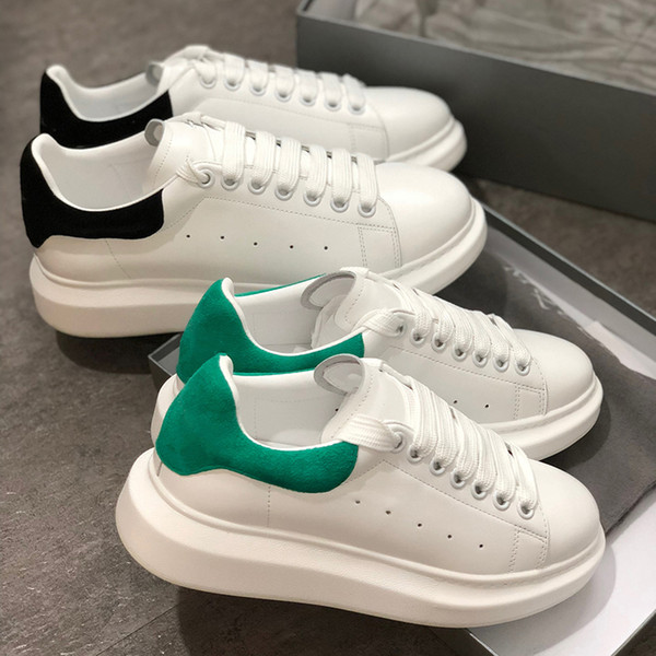 Oversized Sole Sneaker Luxury Women Designer Shoes Mens Trainers White Calf Leather Platform Flat Casual Party Wedding Suede Sports Sneakers