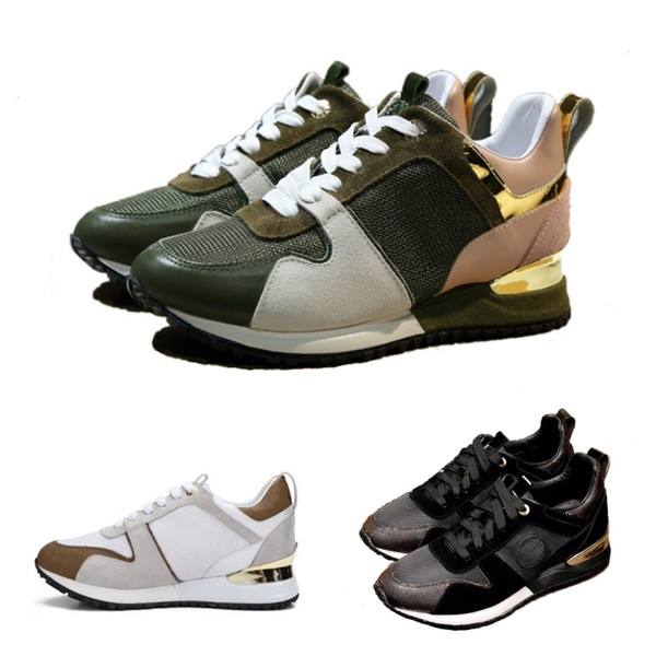 Dating artifact for Mens designer luxury shoes Casual Shoes women Night club sneakers advanced material Brown gold Black white with box