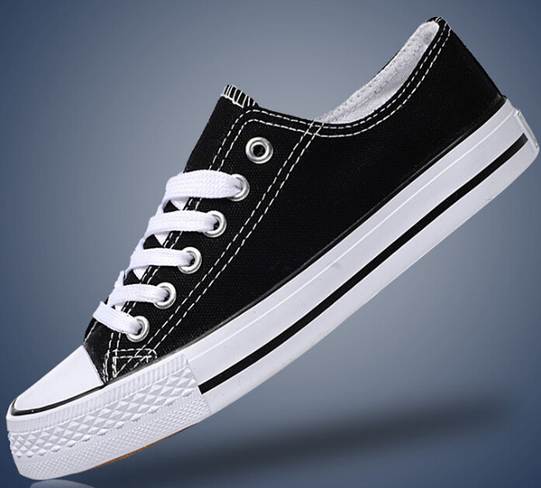 Drop Shipping 2019 Brand New 15 Colors All Size 35-46 High Top sports stars Low Top Classic Canvas Shoe Sneakers Men's Women's Casual Shoes