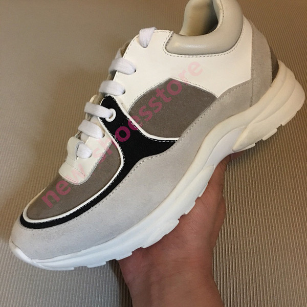 Women Men New Designer Leather Casual Sneakers Shoes Luxury Extremely Durable Stability Casual Shoes Lace Up Designer Comfort Pretty