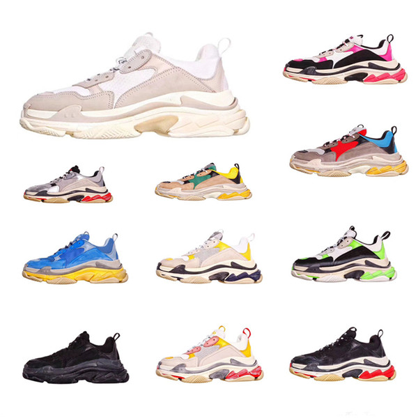 Limited Cheap Sale Fashion Designer Brand Paris Triple S Casual Sports Shoes Best quality Chaussures Fashion Dad Sneakers 36-45
