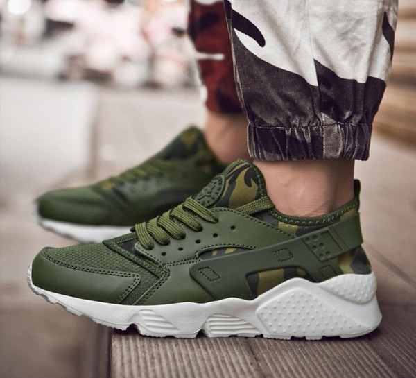 New Arrival Mens Women Casual Shoes Air Huarache Ultra For Mens Women All Red Huraches Shoes Sneakers Designer Hurache Trainers size 36-46