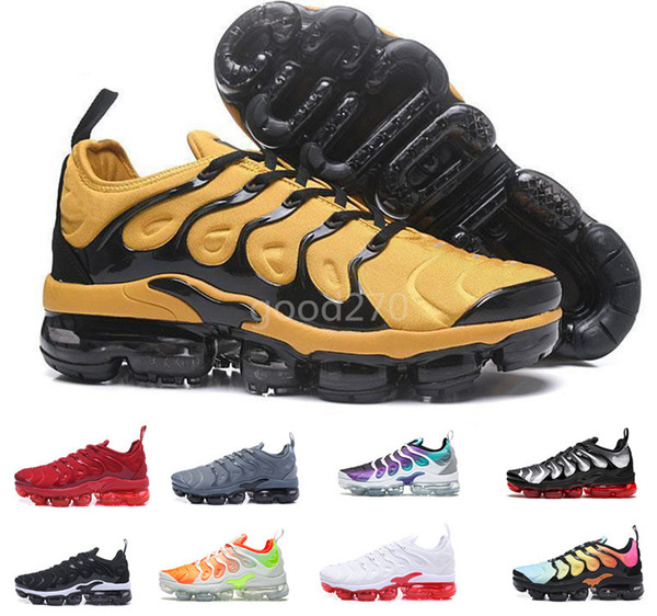 Airs Top Maxes Quality TN Plus Olive In Metallic White Silver Colorways Shoes Men Women Casual Pack Triple Black airs Walking Shoes