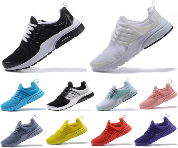 2019 Presto Shoes Men Women Ultra BR QS Yellow Pink Prestos Black Air White Oreo Outdoor Jogging Mens Trainers designer Sneaker casual shoes