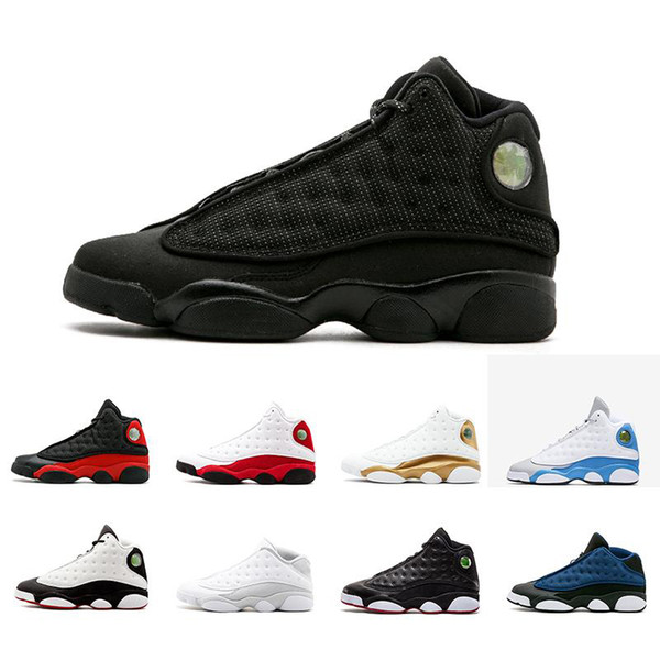 2018 arrive 13 13s Hyper Royal GS Italy Blue olive men basketball shoes 13s mens sports Sneaker Athletics Shoes size 41-47DE