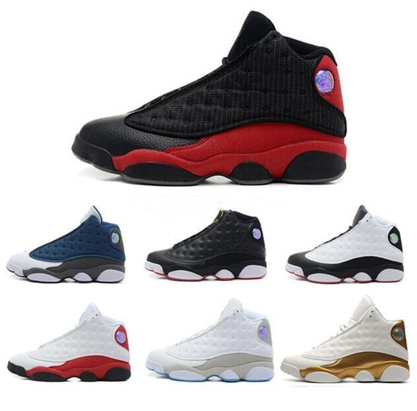 13 13s mens casual shoes 3M GS Hyper Royal Italy Blue Bordeaux Flints Chicago Bred DMP Wheat Olive Ivory Black Cat Men sports 5.5-13