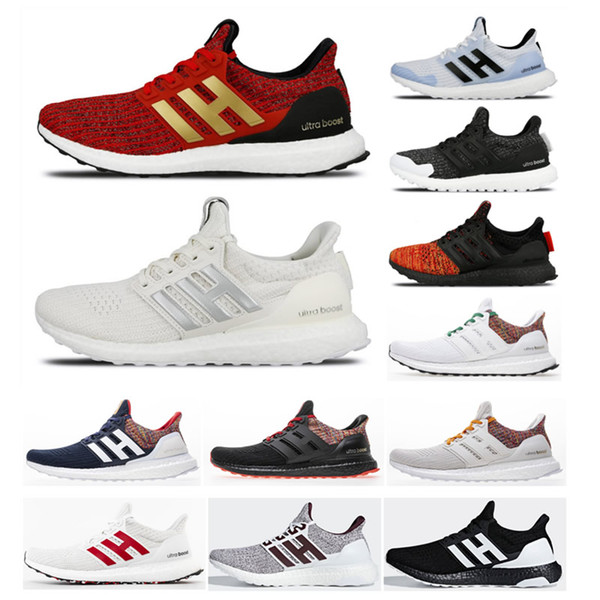 New 2019 Ultra Boost 4.0 Game of Thrones Shoes Men Women High Quality UltraBoost UB 4.0 Triple All White Red Primeknit Casual Shoes Sneakers