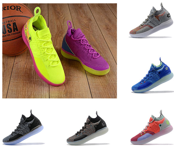 Hot sales KD11s basketball shoes Kevin Durant 11 Zoom running Athletic off shoes white luxury KD EP Elite Low Sport Sneakers designer shoes