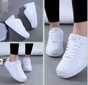 2018 top quality NEW mans fashion the low high top white air Walking shoes Skateboard shoes Women black love unisex ones 1