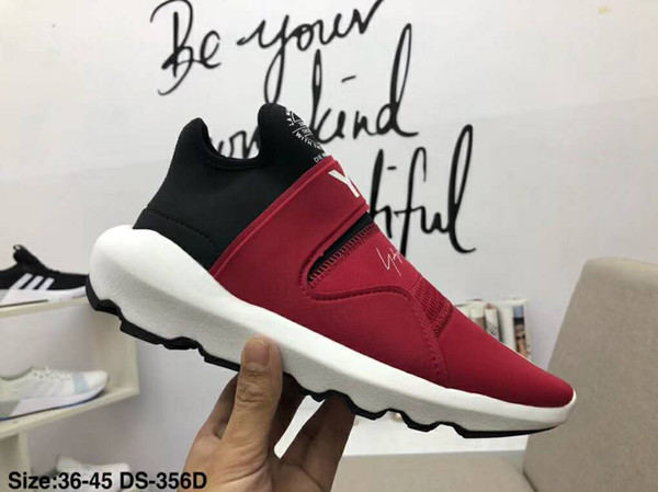 2019 Release Futurecraft Alphaedge 4D Asw Y-3 Runner Y3 jogging Shoes Mens designer casual designer red black with white Shoes size36-45