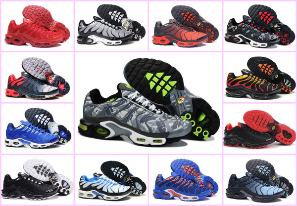 Wholesale 2019 TN SHOES New Designs Top Quality AIR TN Mens Breathable Mesh Chaussures Homme TN Requin Luxury jogging Casual Sneakers
