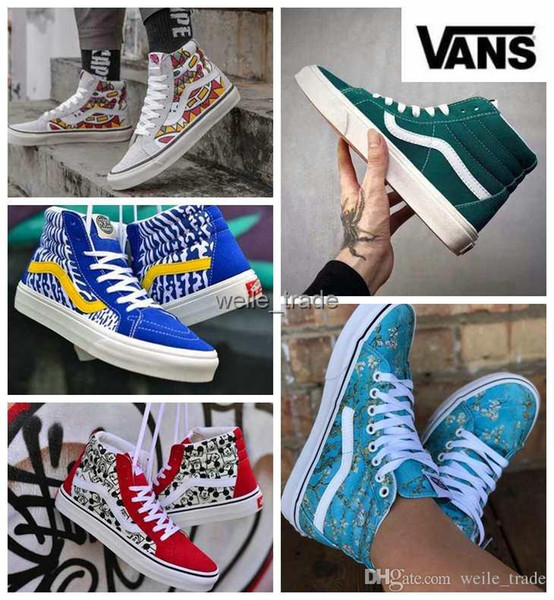 New Arrival Old Skool Hamersveld OG SK8-HI Reissue zapatillas de deporte White Mens Womens Casual Designer Shoes Canvas off Sports Sneakers