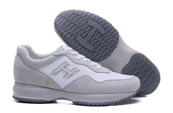 2018 Interactive sneakers men sale Italia Online Women Leather Leisures Scarpe latest arrivals H Casual Trainers Fast Delivery