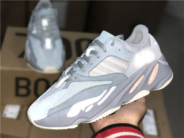 2019 Wholesale Static 700 Wave Runner Inertia Mauve Mens Women Running Shoes 700 Kanye West Sport Sneakers