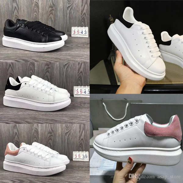 Fashion Brand Casual Shoes Lace Up Designer Comfort Pretty Girl Women Sneakers Casual Leather Shoes Men Womens Sneakers Durable Stability