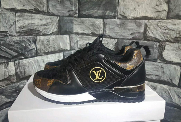 2018 Designer Casual Shoes New Luxury Men Women Low Cut Run Away Sport Shoes Fashion Unisex Zapatos Sneakers Size 36-40