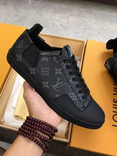 Hot Genuine leather Men Leisure Shoes Brand luxury fashion Man sneakers Top brand Male designer shoes Size 38-45