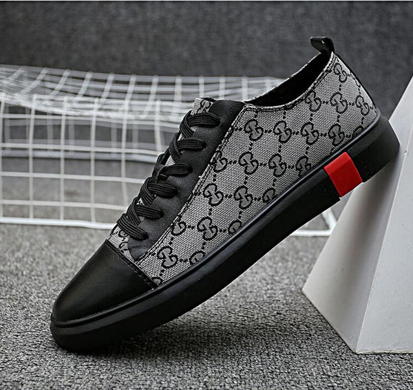 pular casual shoes summer new sneaker trend shoes Korean version low-top fashion leather men's shoes, casual shoes, hiking shoes