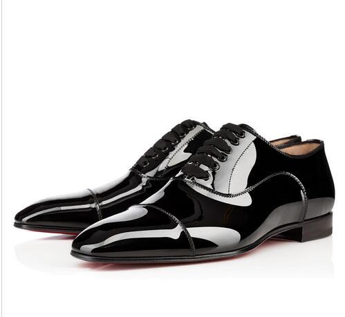 Brand New Red Bottom Shoes Greggo Orlato Flat Genuine Leather Oxford Mens Womens Walking Flats Wedding Party Office Loafers Shoes 35-46