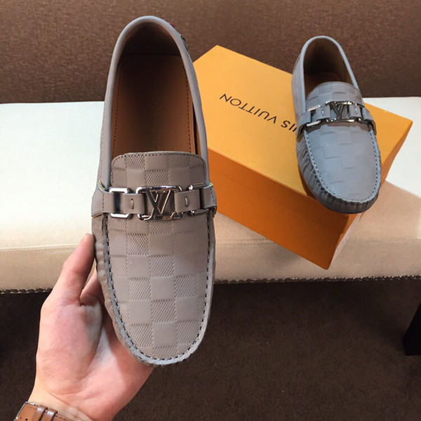 new brand Leather casual men sports shoes loafers flats mens sneakers masculino jogging driving shoes men's flat Walking shoes
