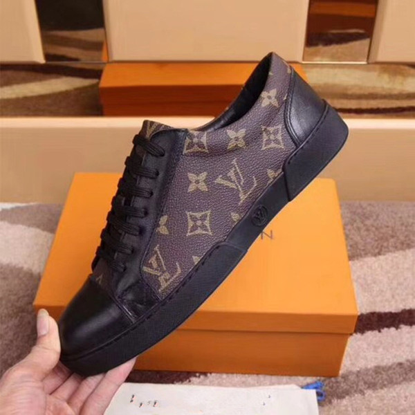 Luxury The new High quality brands Men's casual Low help shoesand classic lace-up shoes design two styles,warm and comfortable ankle