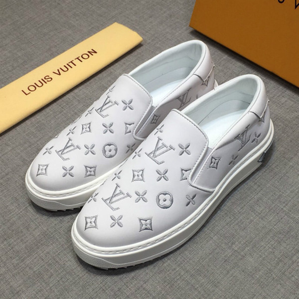 Original box high-end luxury fashion trend casual shoes senior designer luxury driving shoes wild flat-bottom outdoor sports shoes