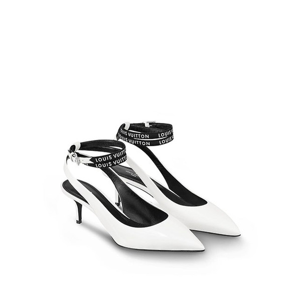 2019 new fashion luxury designer high heels Women's sandals Woman designer shoes Leather material Original box size 35-42