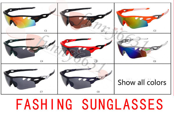 summer brand new hot man Sport cycling sunglasses men fashion driving sun glasses Bicycle Glass 8colors women beach glasses free shipping