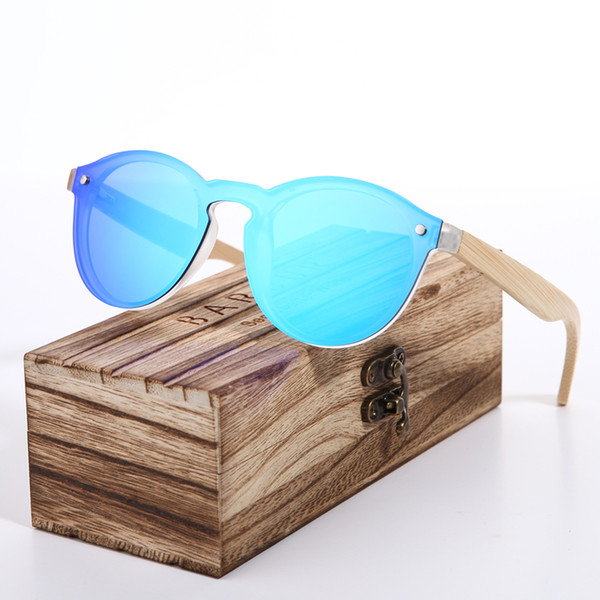 2018 BARCUR Cat Eye Sunglasses Bamboo Men New Cat Eye Glasses pra Sun glasses for women Googles Red Sunglasses Fishing Eyewear