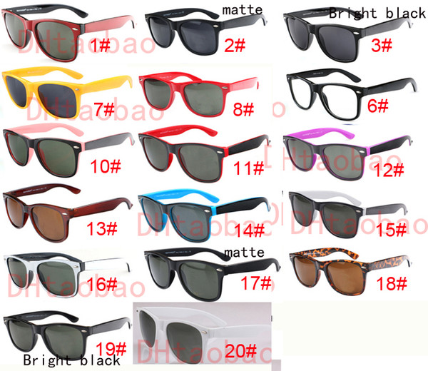 good quality Brand Designer Fashion Men Sunglasses UV Protection Outdoor Sport Vintage Women Sun glasses Retro Eyewear 18colors free ship