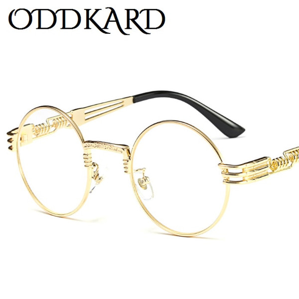 ODDKARD Vintage Steampunk Sunglasses For Men and Women Brand Designer Round Fashion Sun Glasses Oculos de sol UV400