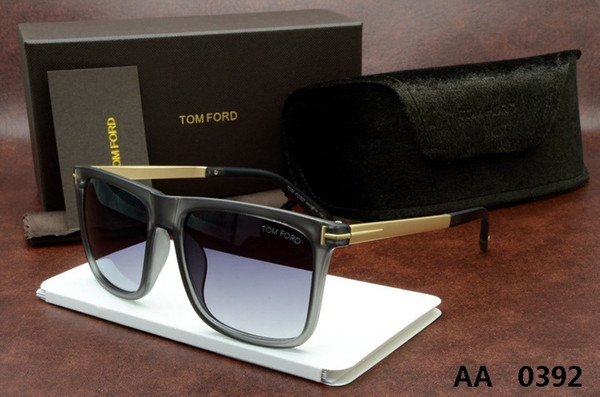 Luxury Top Qualtiy New Fashion 0392 Tom Sunglasses For Man Woman Erika Eyewear Ford Designer Brand Sun Glasses With Original Box tom002