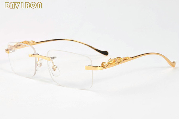 with box 2019 fashion mens designer sunglasses for men vintage buffalo horn glasses gold silver leopard frame women rimless sunglasses