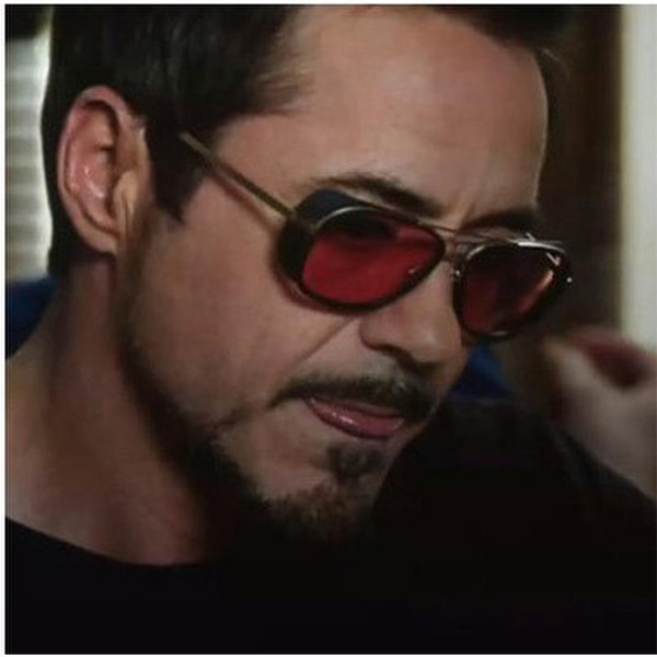 IRON MAN 3 Matsuda TONY Sunglasses Fashion Luxury Super Star Brand Designer Steampunk Sun Glasses Mirrored Classic Vintage Shades