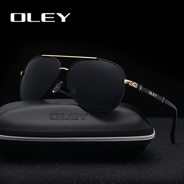 OLEY Brand Sunglasses Men Polarized Fashion Classic Pilot Sun Glasses Fishing Driving Goggles Shades For Men/Wome Y7005