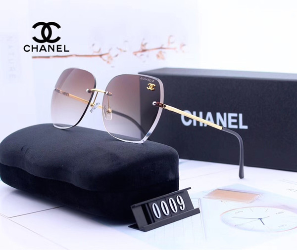 2018 New Luxury Sunglasses For mens and women Brand Designer Sunglasses Wrap Sun glass Pilot Frame Coating Mirror Lens