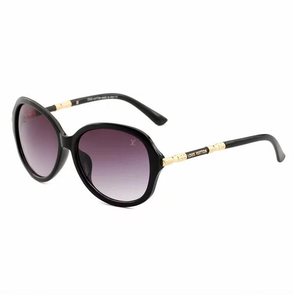 2018 High quality luxury fashion women brand designer vintage Eyewear LADY Sun glasses shade Fashion UV bee sunglasses with case glasses