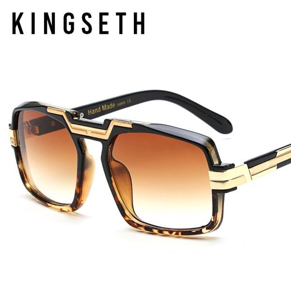 KINGSETH 2017 New Arrival High Quality Brand Designer Big Square Women Sunglasses Fashion Classic Men Sun Glasses Unisex Eyewear UV400