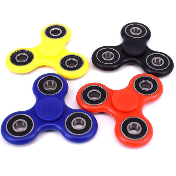 In stock Fidget spinner Rainbow hand spinners Tri-Fidget Metal EDC Gyro Dragon wings eye finger toys spinning top handspinner in box