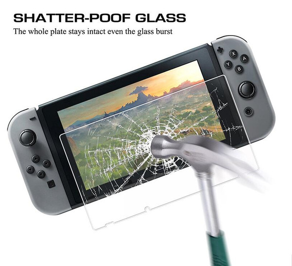 Tempered Glass Screen Protector Protective Film Case Cover 2.5D 9H Console Consola NS Accessories For Nintendo Switch factory outlet